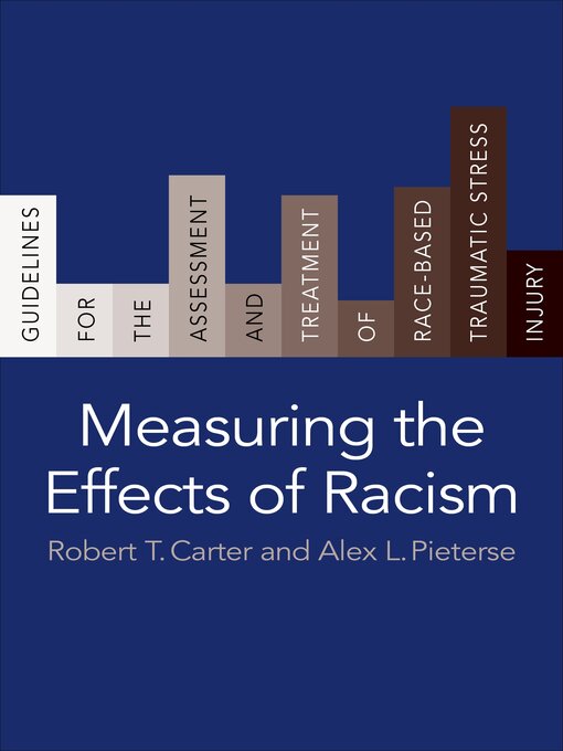 Title details for Measuring the Effects of Racism by Robert T. Carter - Available